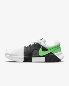 Nike Zoom GP Challenge 1 HC Tennis UK 11 EUR 46 White/Black/Poison FB3147 100 - Picture 1 of 8
