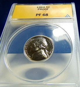 1964 Jefferson Nickel PR68 - Bild 1 von 8