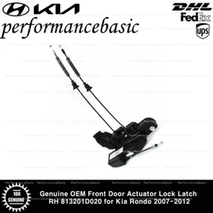Genuine OEM Front Door Actuator Lock Latch RH 813201D020 for Kia Rondo 2007-2012 - Picture 1 of 2