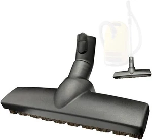 Replacement Vacuum Brush Head with Wheels & Horsehair Bristles Black - Picture 1 of 6