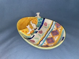 VINTAGE 1998 Jacobsons Boston Warehouse Inc Maret Chip And Dip Funny Bunny Pasqua - Foto 1 di 15