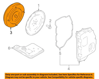 Conversor Ford OEM-Torque 9L8Z7902H - Imagem 1 de 2