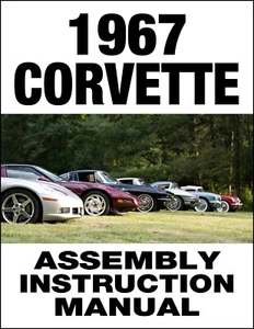 Corvette 1967 manual de montaje de fábrica cientos de diagramas de piezas explotadas 3 agujeros - Imagen 1 de 4