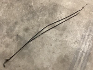82 HONDA CUSTOM CB750 C CB 750 THROTTLE CABLES cb750c 1981 pair set - Bild 1 von 4