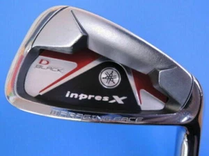 YAMAHA INPRES D BLACK 2010 JAPAN MODEL 6PC TBX-510i R-FLEX IRONS SET GOLF CLUBS - Picture 1 of 4