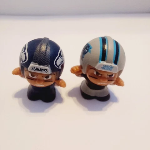 Teenymates NFL AFC Series 4 Lot Of 2: Seahawks & Carolina Panthers Cover