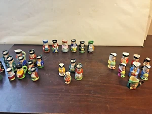 Gran Colección de 30 Tazas Toby Miniatura Varias, Occ Japón, Japón Inglaterra, Ge - Imagen 1 de 21
