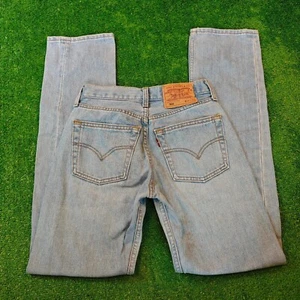 Levi's 501 Jeans Herren 26x32 Blau Button Fly Straight Regular Classic Denim Hose - Bild 1 von 17