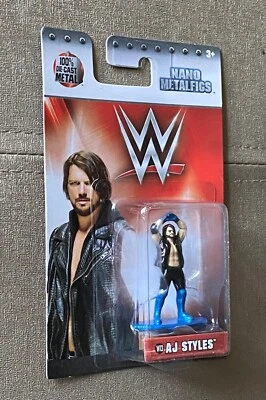 WWE Nano Metalfigs A.J. Styles AJ 1.65" Inch Die-cast Metal Figure - Image 1 of 4