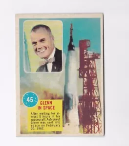 1963 Topps Astronauts #45 John Glenn en el espacio - Imagen 1 de 2