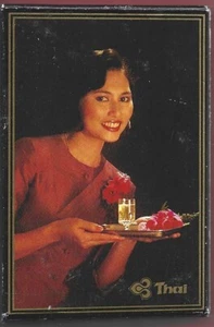 Carte da Gioco Pubblicitarie Thai Airlines anni 80 - Mazzo Sigillato - Imagen 1 de 4