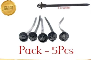 FORD CAR/VAN WIRE TIE, HOSE PIPE FASTENER & ADJUSTER WITH PUSH-IN CLIP x5 - Picture 1 of 9