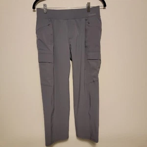 Eddie Bauer Incline Utility Capri Pants Size P4 Women's 2 Zip Pockets Gray - Picture 1 of 10