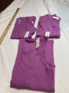Lot Of 3 Girls Wonder, Nation Size XL (14-16) tank Top Purple Color NWT - Picture 1 of 14
