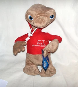 E.T. Der Außerirdische Plüschfigur mit Kaputzenshirt , ca.30 cm, Neu,Lizenz - Bild 1 von 1