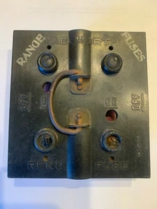 WADSWORTH 5494 60 AMP RANGE FUSE PANEL PULL OUT OLD STYLE - Picture 1 of 3