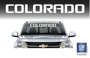 Chevy COLORADO 4X4 LT V6 Z71 ZR2 Windshield Banner Decal Sticker 36" - Picture 1 of 4