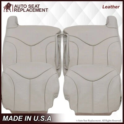 GMC Yukon XL 1500 2500 SLT SLE 2000 2001 2002 cuero cubierta de asiento tostado Foto 1 de 4