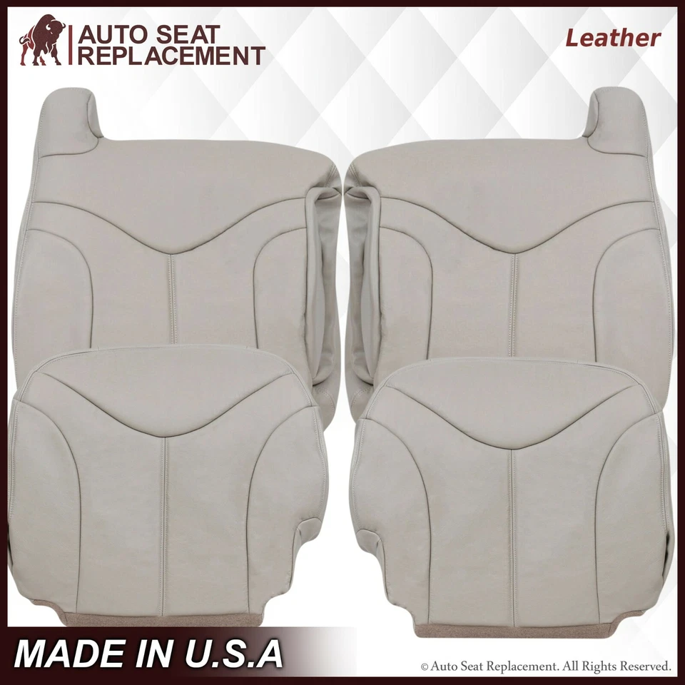 2000 2001 2002 GMC Yukon XL 1500 2500 SLT SLE Leather Seat Cover Tan - Image 1 of 4