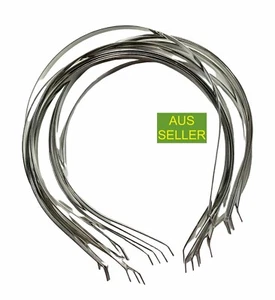 Metal Headband / Hair Band Blank 5mm x 12pcs - AUS SELLER - Picture 1 of 4