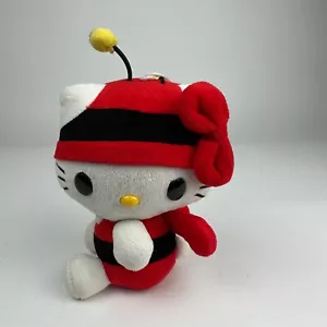 Sanrio Hello Kitty Marienkäfer hängendes Kuscheltier Plüschtier 7,5" Damenkäfer - Bild 1 von 15