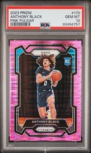 2023 Prizm #170 Anthony Black RC Pink Pulsar /42 PSA 10 (Pop 2) - Bild 1 von 2