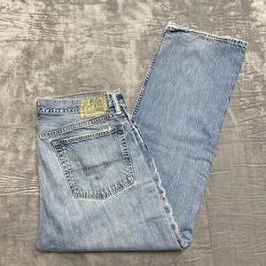 Jeans uomo vintage Polo Ralph Lauren 867 vestibilità classica taglia 38x30 azzurro chiaro - Foto 1 di 13