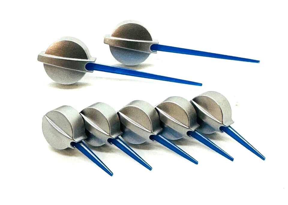 Juego de agujas calibre cuadro de instrumentos Chevrolet GMC GM camioneta y SUV - AZUL/PLATEADO Foto 1 de 1