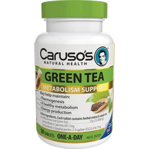 CARUSO'S NATURAL HEALTH GREEN TEA 50T METABOLISM SUPPORT - Picture 1 of 1