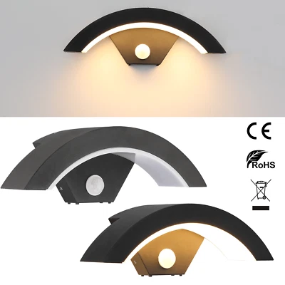 LED Außenleuchte mit Bewegungsmelder Wandleuchte Außenlampe Wandlampe Leuchte - Bild 1 von 4