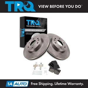 TRQ Front Brake Pad & Rotor Kit Fits 21 Cadillac 19-22 Chevrolet GMC - Picture 1 of 7