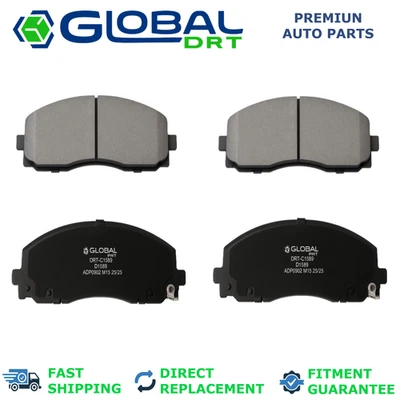 4x Front CERAMIC Brake Pad D1589 Fit Dodge Grand Caravan 2017-2020 3.6L V6 SXT Foto 1 de 4