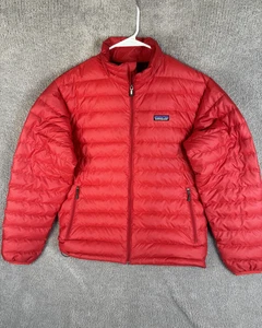 Patagonia Jacke Herren Small Rot Daunen Pullover Puffer Packbar Leicht - Bild 1 von 15