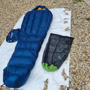 Backpacking Ultralight Sleeping Bag 800FP+ 90% 10% Duck Down 1350g - Picture 1 of 20