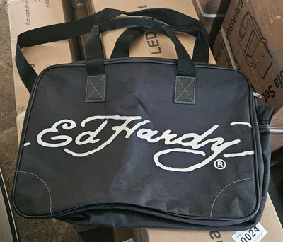 全新带标签 ED HARDY 大号笔记本电脑/电脑/双袋 — 第 1/2 张图片