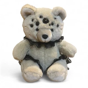 Orsacchiotto marrone gotico fatto a mano con occhi di ragno - Foto 1 di 3