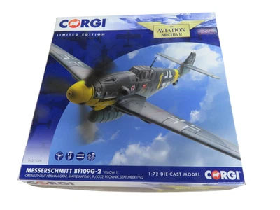CORGI AVIATION AA27102A 1/72 MERSSERSCHMITT BF 109G, LUFTWAFFE HERMANN GRAFF - Image 1 of 4