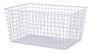 Whitmor 4 Pack Lavender Wire Storage Baskets for Organizing Office, Metal Sto... - Picture 1 of 5