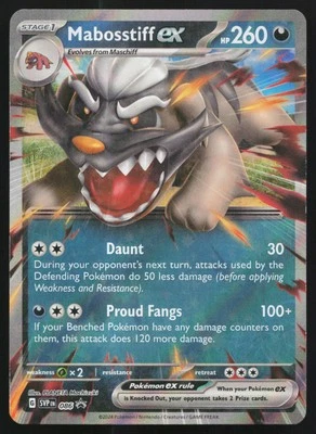 Mabosstiff ex 086 Promo SV: Scarlet & Violet Promo Cards Pokémon Card - Image 1 of 2
