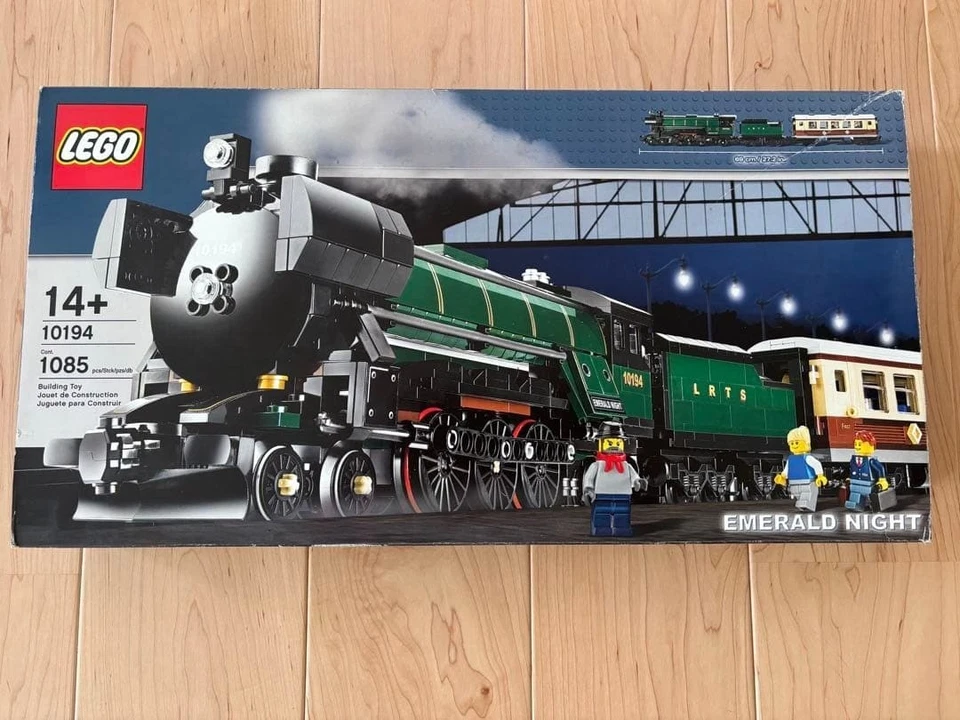乐高创造者遥控火车翡翠之夜 10194 2009 年二手 Comp 带手册和盒子 — 第 1/4 张图片
