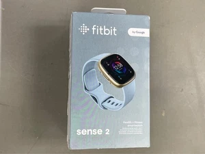 Smartwatch Fitbit Sense 2 Blue Mist tono oro morbido, 39 mm - blu - Foto 1 di 3