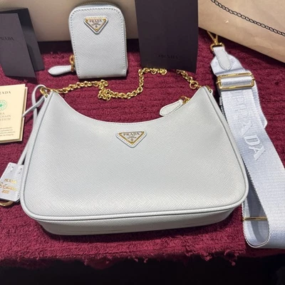 Prada Re-edition 2005 Saffiano Leather Bag size Mini - W/receipt -bags&book - Image 1 of 4