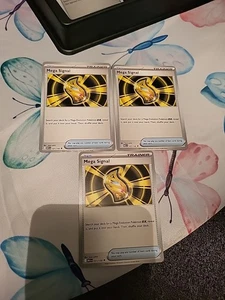 3x Mega Signal 121/132 x3 - Mega Evolutions - Pokemon TCG - Playset - Picture 1 of 2