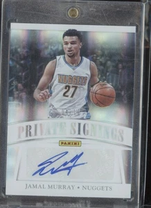 2017 PRIVATE SIGNINGS JAMAL MURRAY PANINI AUTO #4/10 - Picture 1 of 2