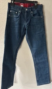 Levi's Youth Boy's Slim Flex Stretch Adjustable Waist Straight Denim Jean Sz 10 - Picture 1 of 3
