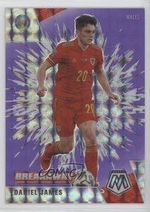 Mosaico UEFA Euro 2020 Breakaway 2021 fluorescente púrpura Prizm/70 Daniel James - Imagen 1 de 3