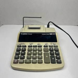 Canon P170-DH Financial Two Color Financial Printing Calculator - Tested/Working - Picture 1 of 9