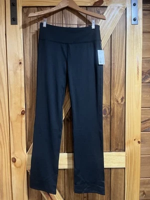 Pantalones de yoga negros jockey cintura alta pequeños JL-0837 NUEVOS CON ETIQUETAS para mujer Foto 1 de 4