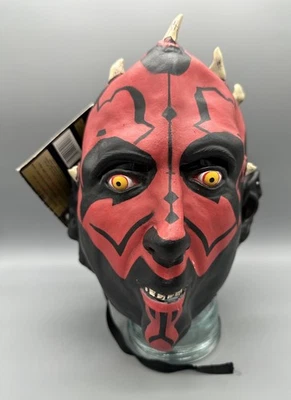 Darth Maul Star Wars Episode I Vtg Rubber Mask Rubie’s Halloween Cosplay NOS - Image 1 of 4