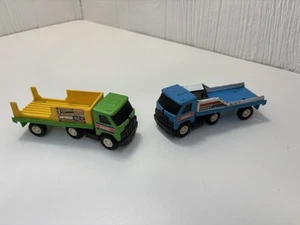 Vintage Buddy L Log Trailer Lumber Semi Truck And Boat Hauler Lot Of 2 - Picture 1 of 13